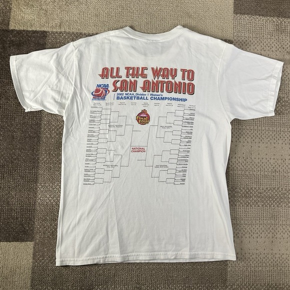 Vintage 2002 NCAA Womens Final Four Basketball T Shirt Adult Size‎ Large UConn - Picture 1 of 6